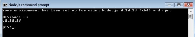 Node.js command prompt